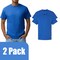 Gildan Men's Ultra Cotton Short Sleeve T-Shirt, (2–14 Pack) Craft Bundle for DIY Printing, Royal
